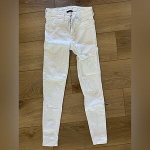 American Eagle Outfitters White Skinny Leg Jegging